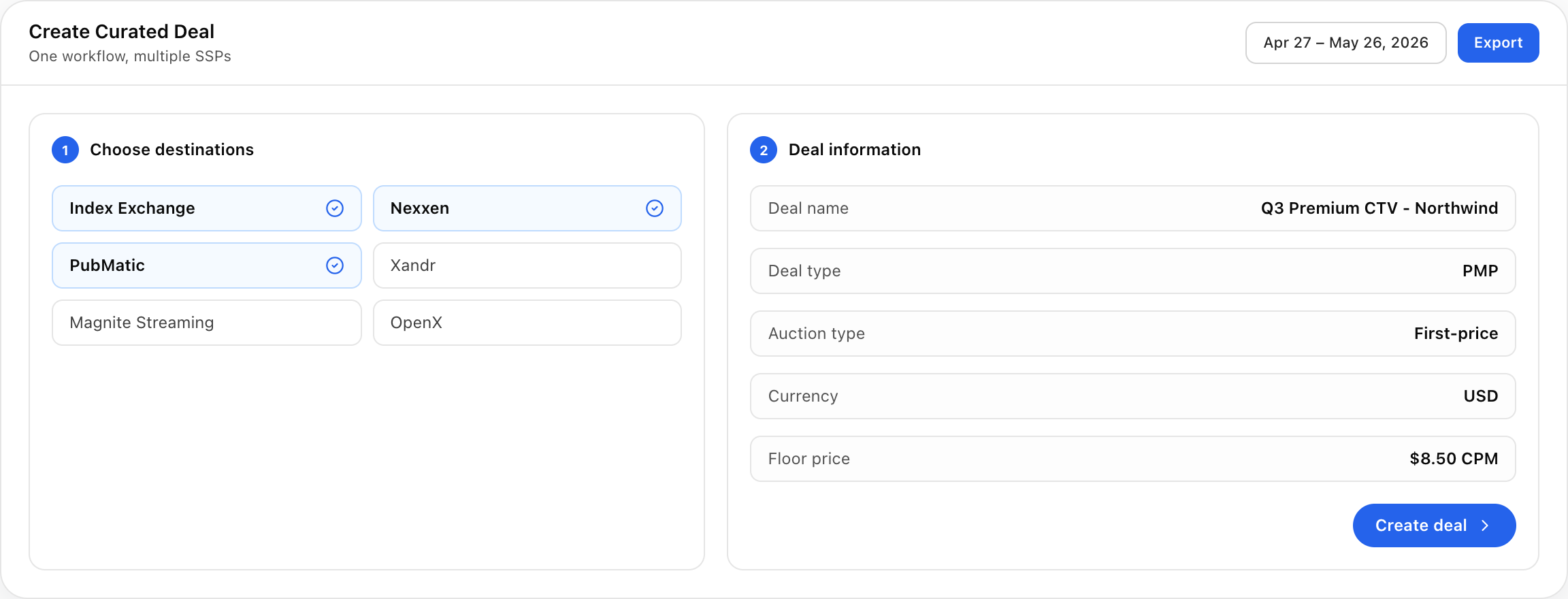 Deal Builder